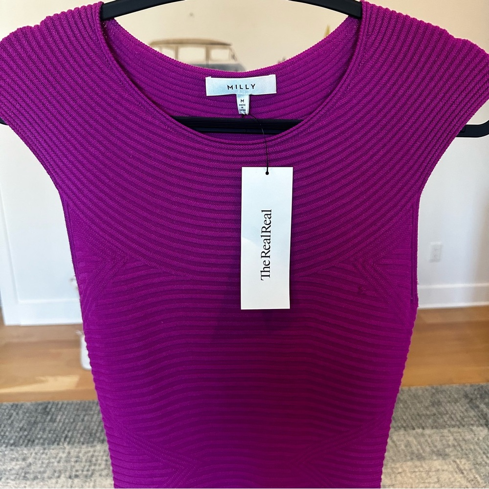 Milly Purple/Fuschia A-Line Dress - Read Description - Picture 6 of 10